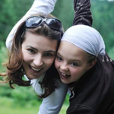 Mother and daughter